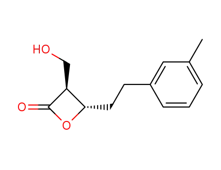 (3S,4S)-3-Hydroxymethyl-4-(2-m-tolyl-ethyl)-oxetan-2-one