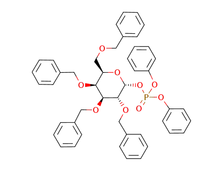 Phosphoric acid diphenyl ester (2R,3R,4S,5S,6R)-3,4,5-tris-benzyloxy-6-benzyloxymethyl-tetrahydro-pyran-2-yl ester