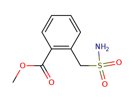 Molecular Structure of 112941-26-1 (o-Carbomethoxybenzyl sulfonamide)