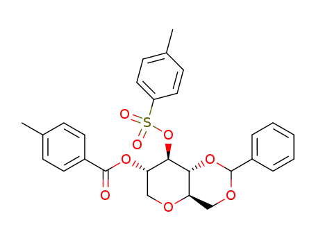 4-Methyl-benzoic acid (4aR,7S,8R,8aR)-2-phenyl-8-(toluene-4-sulfonyloxy)-hexahydro-pyrano[3,2-d][1,3]dioxin-7-yl ester