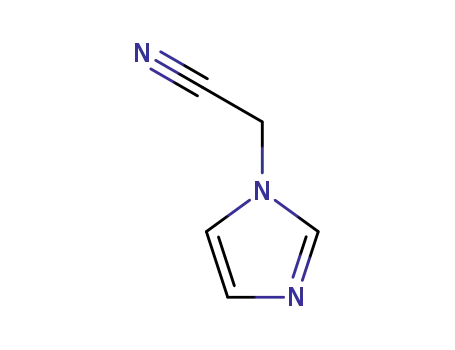 Molecular Structure of 98873-55-3 (IMIDAZOL-1-YL-ACETONITRILE)