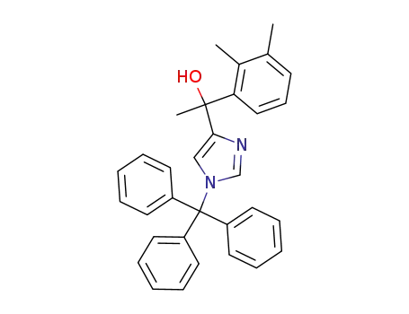 4-<1-(2,3-dimethylphenyl)-1-hydroxyethyl>-1-(triphenylmethyl)imidazole