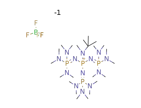 3-(tert-Butylmethylamino)-1,1,1,5,5,5-hexakis(dimethylamino)-3-[(tris(dimethylamino)phosphoranylidene)amino]-1λ5,5λ5-triphosphazadien-3-ium tetrafluoroborate