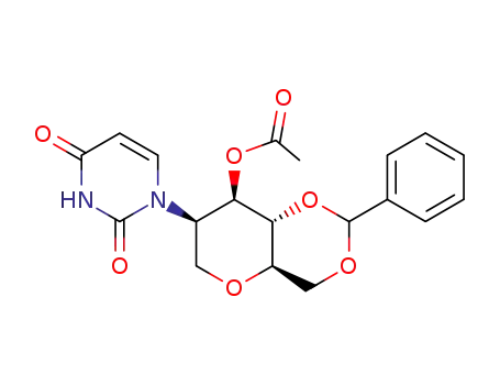 Acetic acid (4aR,7R,8R,8aS)-7-(2,4-dioxo-3,4-dihydro-2H-pyrimidin-1-yl)-2-phenyl-hexahydro-pyrano[3,2-d][1,3]dioxin-8-yl ester