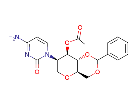 Acetic acid (4aR,7R,8R,8aS)-7-(4-amino-2-oxo-2H-pyrimidin-1-yl)-2-phenyl-hexahydro-pyrano[3,2-d][1,3]dioxin-8-yl ester