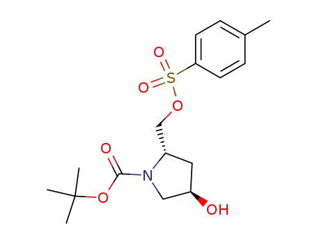 tert-butyl (2S,4R)-4-hydroxy-2-({[(4-methylphenyl)sulfonyl]oxy}methyl)-pyrrolidine-1-carboxylate
