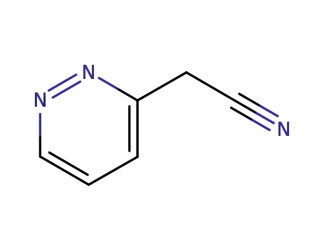 Molecular Structure of 27349-80-0 (3-Pyridazineacetonitrile)