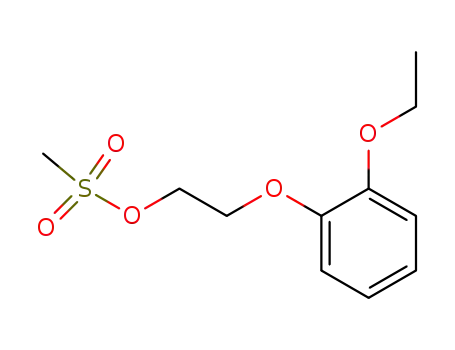 Molecular Structure of 169506-15-4 (Ethanol, 2-(2-ethoxyphenoxy)-, methanesulfonate)