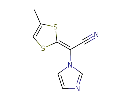 (4-methyl-1,3-dithiol-2-ylidene)(imidazol-1-yl) acetonitrile