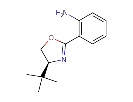 2-[(4S)-4-(tert-butyl)-4,5-dihydro-1,3-oxazol-2-yl]aniline