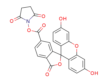 Molecular Structure of 92557-81-8 (6-CARBOXYFLUORESCEIN N-SUCCINIMIDYL ESTER)
