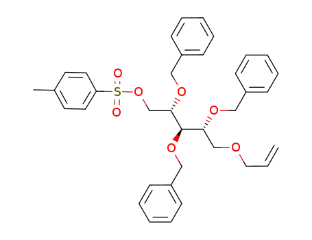 Toluene-4-sulfonic acid (2S,3R,4R)-5-allyloxy-2,3,4-tris-benzyloxy-pentyl ester