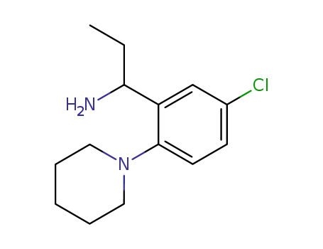1-(5-chloro-2-piperidino-phenyl)-propylamine
