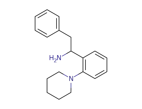 Molecular Structure of 107362-46-9 (BenzeneethanaMine, a-[2-(1-piperidinyl)phenyl]-)