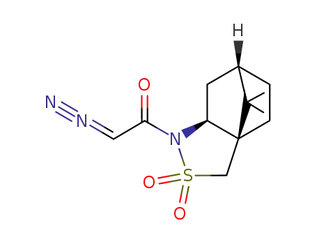 N-(2-diazo)acetyl (+)-camphorsultam