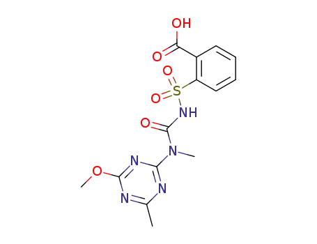 2-[4-methoxy-6-methyl-1,3,5-triazin-2-yl(methyl)carbamoylsulfamoyl]benzoic acid