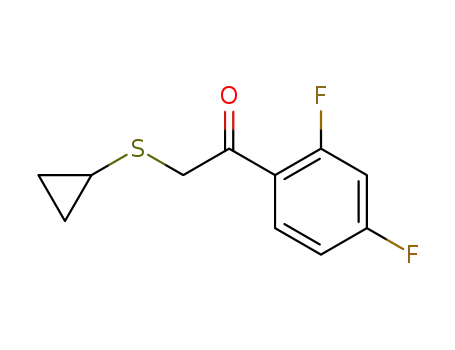 2-(cyclopropylthio)-2',4'-difluoroacetophenone