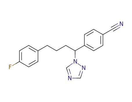 1-[1-(4-cyanophenyl)-4-(4-fluorophenyl)butyl]-1,2,4-triazole