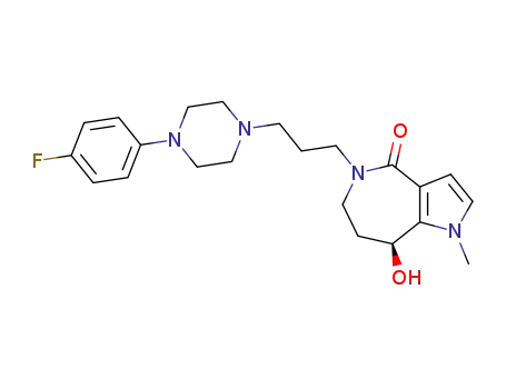 (-)-(S)-5-[3-[4-(4-fluorophenyl)piperazin-1-yl]propyl]-8-hydroxy-1-methyl-1,4,5,6,7,8-hexahydropyrrolo[3,2-c]azepin-4-one