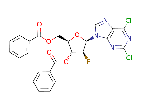 2,6-Dichloropurine-9-beta-D-(2'-deoxy-3',5'-di-O-benzoyl-2'-fluoro)arabinoriboside
