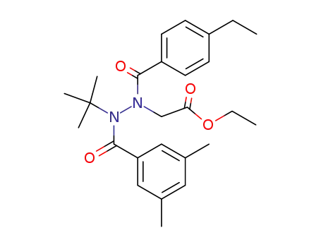 [N'-tert-butyl-N'-(3,5-dimethyl-benzoyl)-N-(4-ethyl-benzoyl)-hydrazino]-acetic acid ethyl ester
