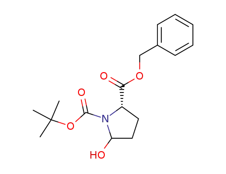 Molecular Structure of 331949-29-2 (O2-benzyl O1-tert-butyl (2S)-5-hydroxypyrrolidine-1,2-dicarboxylate)