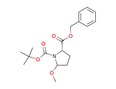 benzyl (2S)-N-tert-butoxycarbonyl-5-methoxypyrrolidine-2-carboxylate