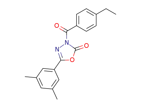 5-(3,5-dimethylphenyl)-3-(4-ethylbenzoyl)-3H-[1,3,4]-oxadiazol-2-one