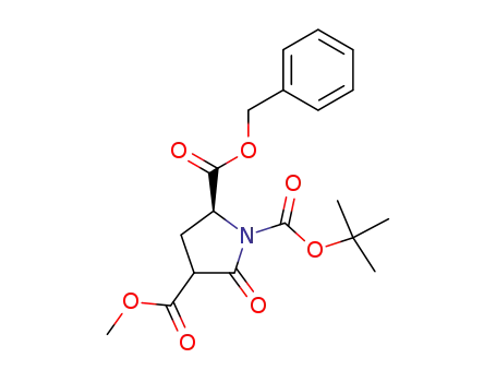 5-oxo-pyrrolidine-1,2,4-tricarboxylic acid 2-benzyl ester 1-tert-butyl ester 4-methyl ester