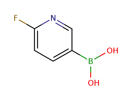 Molecular Structure of 351019-18-6 (2-Fluoropyridine-5-boronic acid)