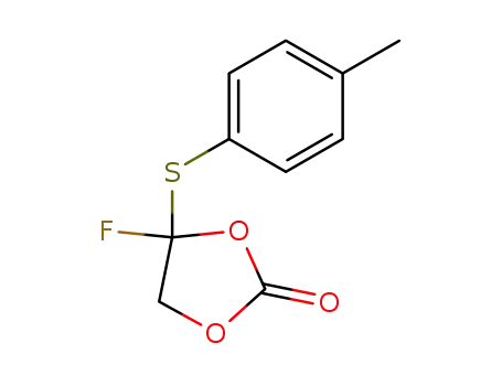 4-fluoro-4-(p-tolylthio)-1,3-dioxolan-2-one