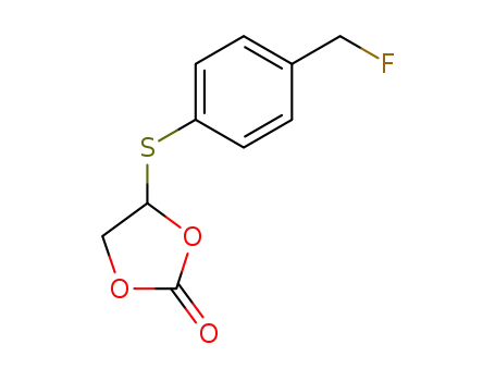 4-(p-fluoromethylphenylthio)-1,3-dioxolan-2-one