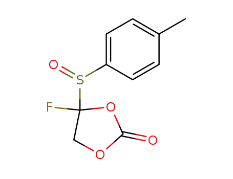 4-fluoro-4-(toluene-4-sulfinyl)-[1,3]dioxolan-2-one