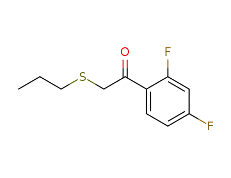 2',4'-difluoro-2-(propylthio)acetophenone