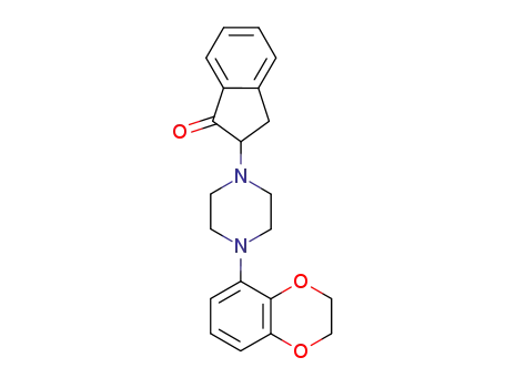 2-[4-(2,3-dihydrobenzo[1,4]dioxin-5-yl)piperazin-1-yl]-1-indanone