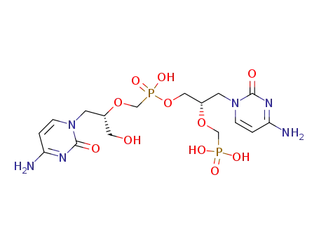 [2-{[2-(4-amino-2-oxo-2H-pyrimidin-1-yl)-1-hydroxymethyl-ethoxymethyl]-hydroxy-phosphinoyloxy}-1-(4-amino-2-oxo-2H-pyrimidin-1-ylmethyl)-ethoxymethyl]-phosphonic acid