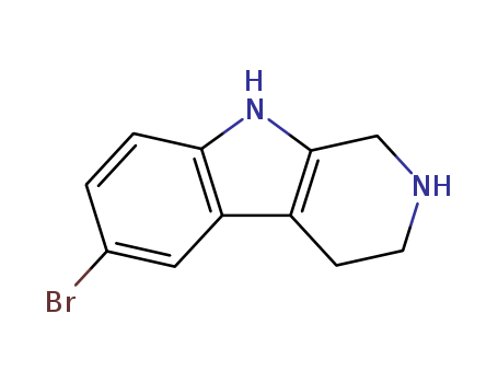 1H-Pyrido[3,4-b]indole, 6-bromo-2,3,4,9-tetrahydro-