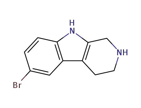 1H-Pyrido[3,4-b]indole, 6-bromo-2,3,4,9-tetrahydro-