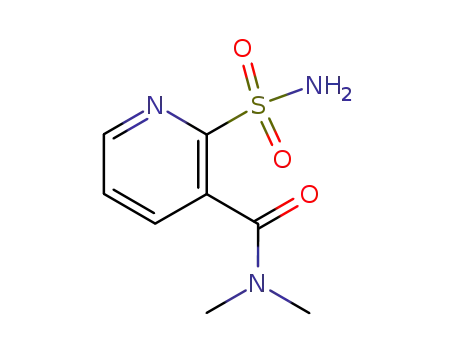 Molecular Structure of 112006-75-4 (3-Pyridinecarboxamide,2-(aminosulfonyl)-N,N-dimethyl-)