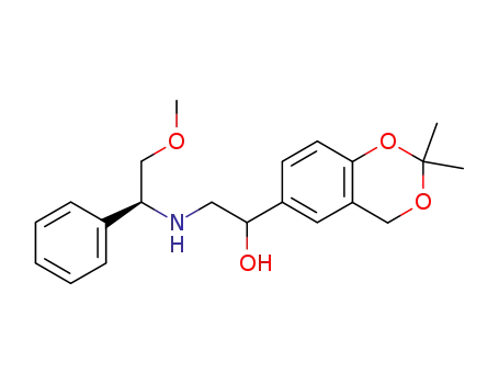 1-(2,2-dimethyl-4H-1,3-benzodioxin-6-yl)-2-[(1S)-2-methoxy-1-phenylethylamino]ethanol