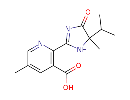 (RS)-2-(4-isopropyl-4-methyl-5-oxo-2-imidazolin-2-yl)-5-methylnicotinic acid