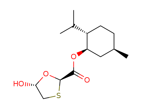 (2R,5R)-5-Hydroxy-1,3-oxathiolane-2-carboxylic acid (1R,2S,5R)-5-methyl-2-(1-methylethyl)cyclohexyl ester(147126-62-3)