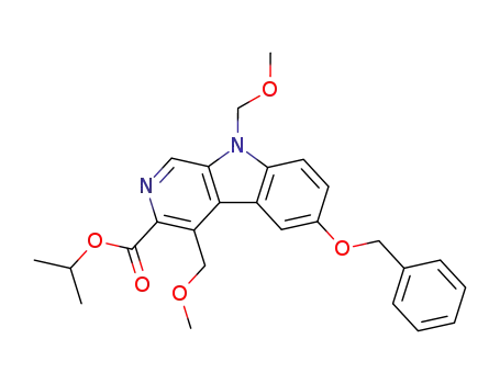 isopropyl 6-benzyloxy-4,9-bis(methoxymethyl)-9H-pyrido[3,4-b]indole-3-carboxylate