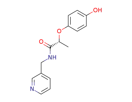 2-(4-hydroxy-phenoxy)-N-pyridin-3-ylmethyl-propionamide