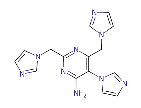 4-Amino-2,6-bis(imidazol-1-ylmethyl)-5-(imidazol-1-yl)pyrimidine