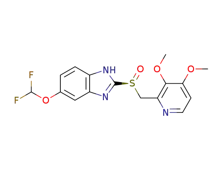 Molecular Structure of 142678-35-1 (S-Pantoprazole)