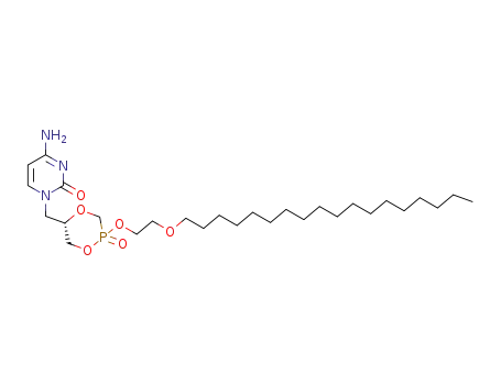 1-O-octadecyloxyethyl cyclic cidofovir