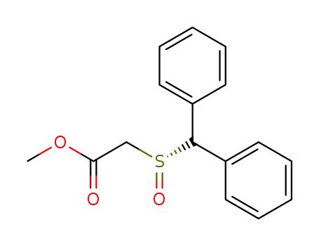 Acetic acid,2-[(R)-(diphenylmethyl)sulfinyl]-, methyl ester