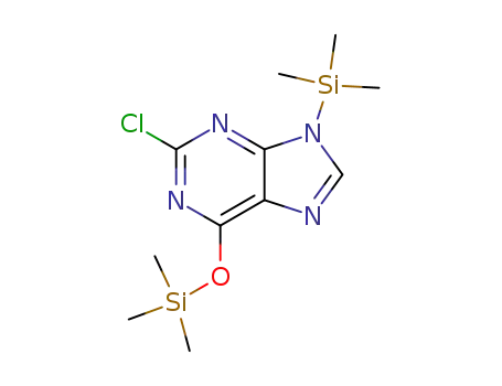 2-chloro-6,9-bis(trimethylsilyl)-9H-purine