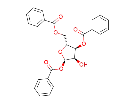 Molecular Structure of 22224-41-5 (1,3,5-Tri-O-benzoyl-D-ribofuranose)
